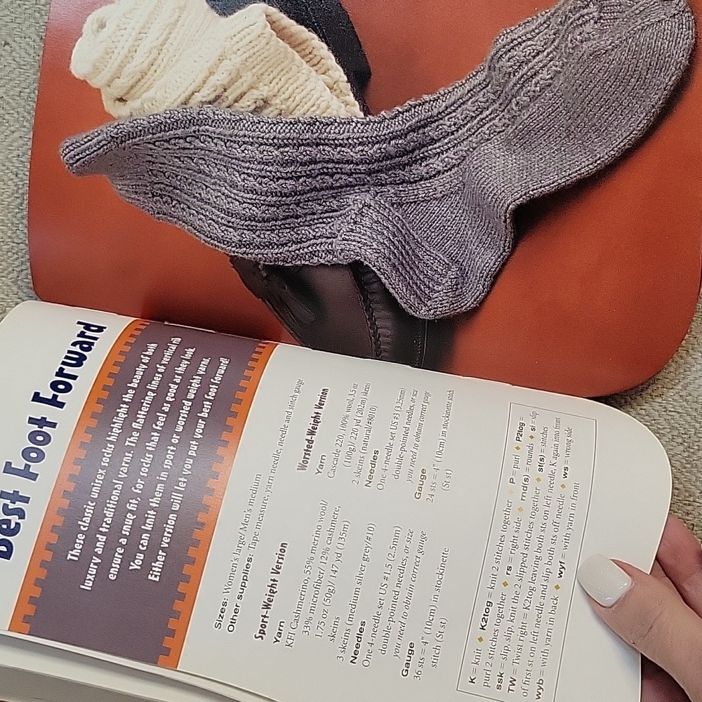 Knit Socks Multicolor Pattern Book - Picture 5 of 8